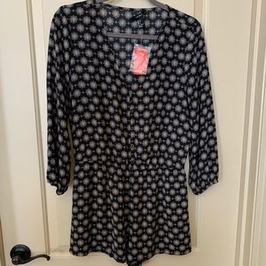 Black and Cream Romper